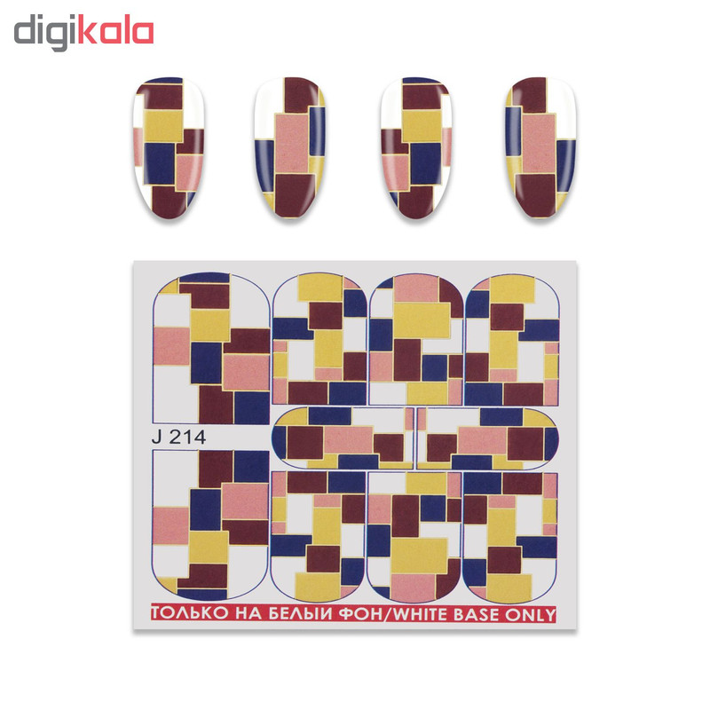 اسلایدر طراحی ناخن مدل J214