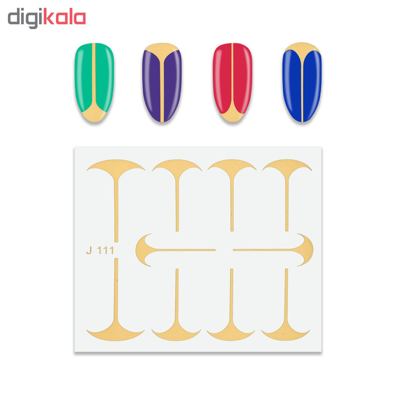 اسلایدر طراحی ناخن مدل J111