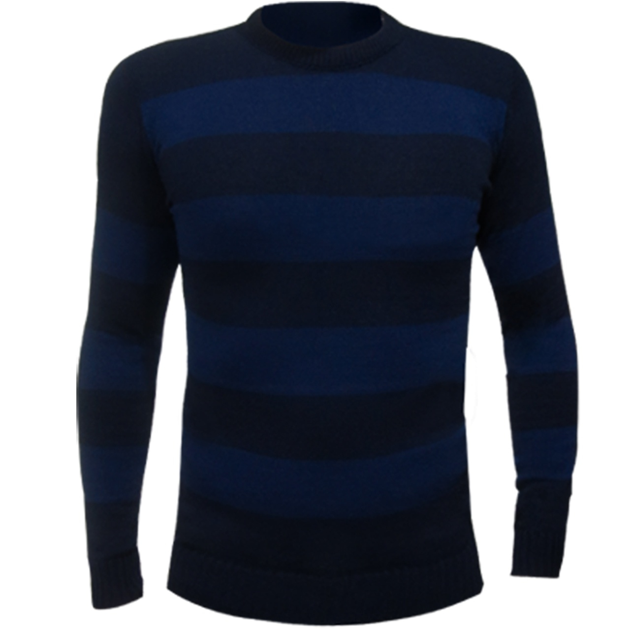 پلیور بافت مردانه مدل Stripes BLUE