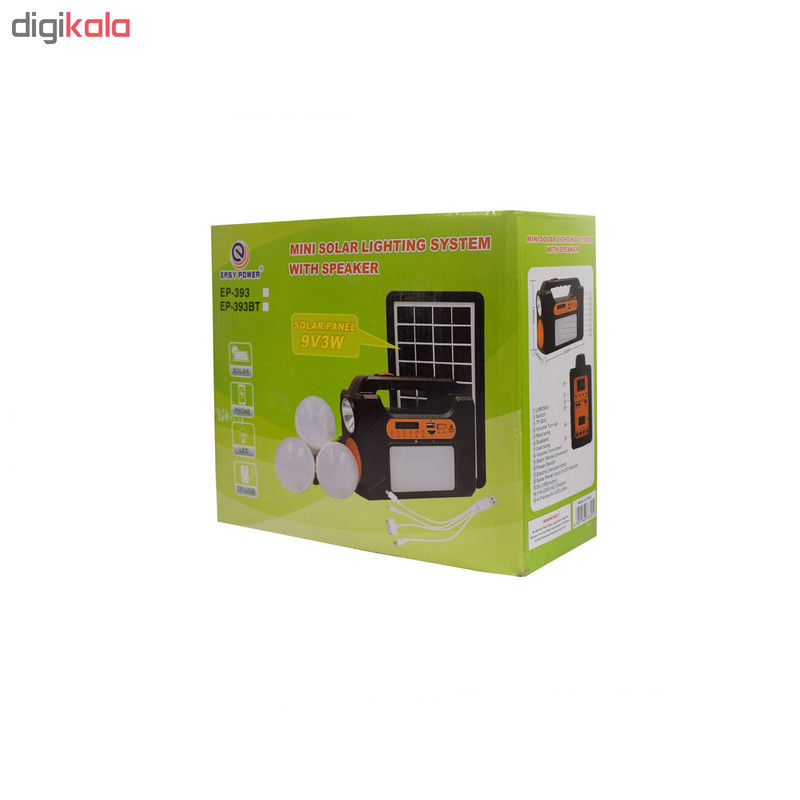سیستم روشنایی خورشیدی ایزی پاور مدل. EP_393 سیستم روشنایی خورشیدی ایزی پاور مدل. EP_393