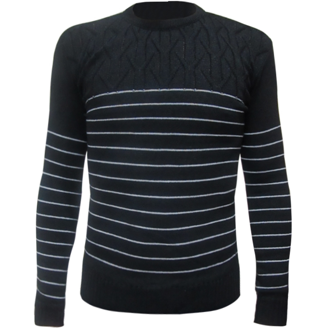 پلیور بافت مردانه مدل Oval Black