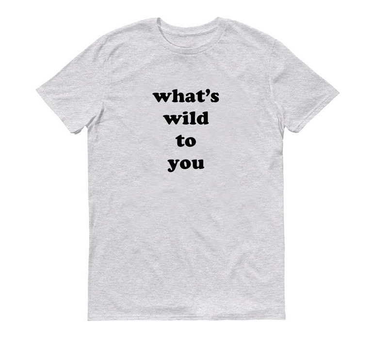  تی شرت زنانه طرح wild کد 144-1