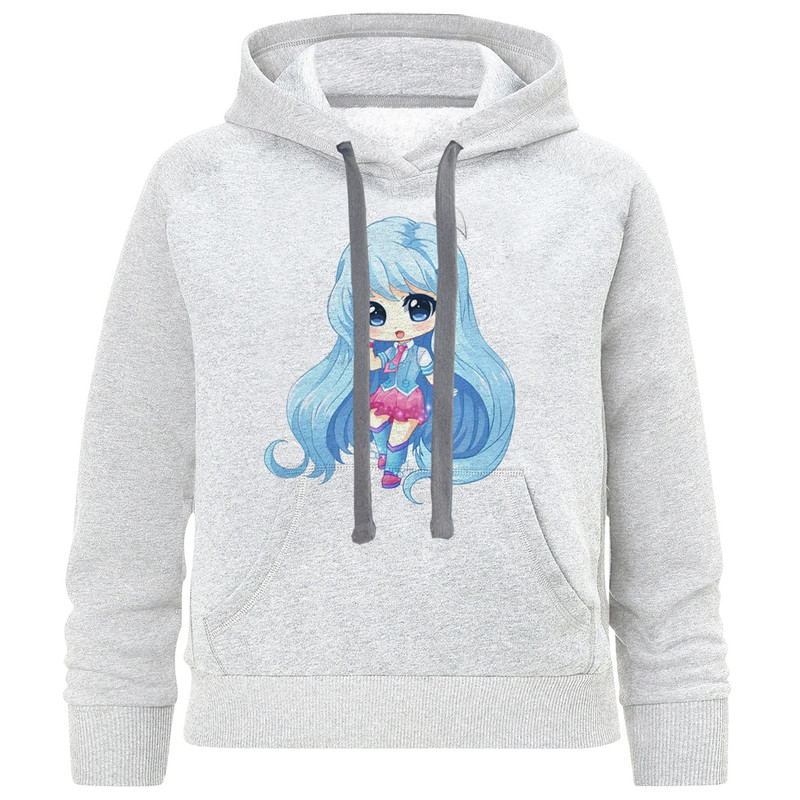 هودی دخترانه مدل Blue Girl C12 