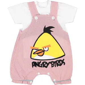 ست لباس کودک طرح angry bird 04
