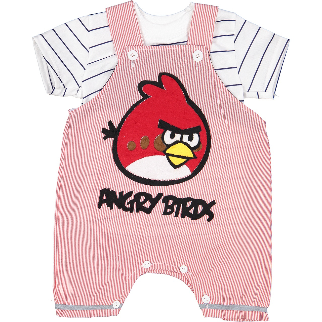 ست لباس کودک طرح angry bird 02