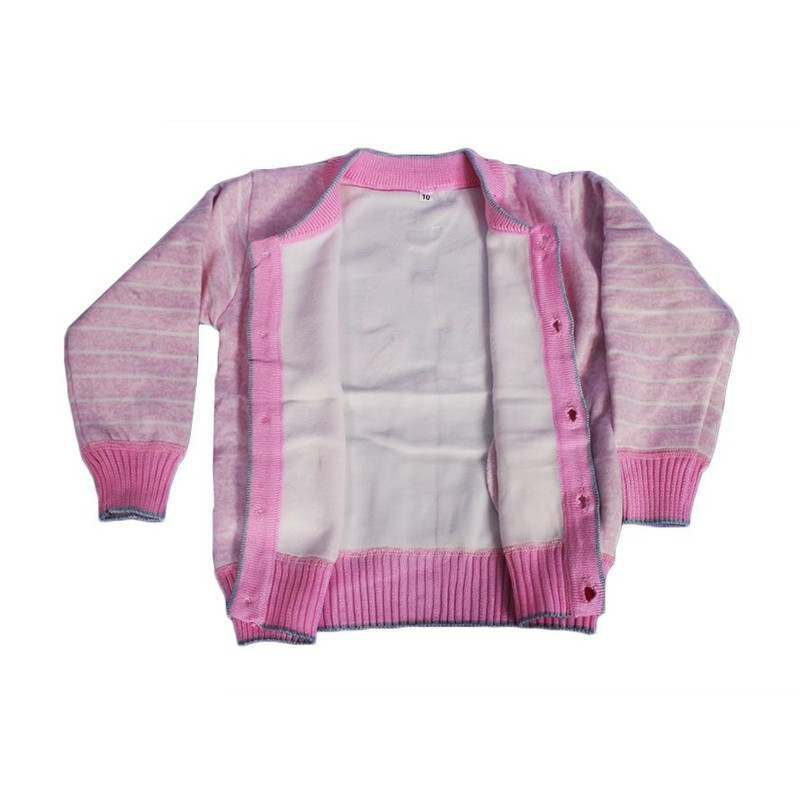 ژاکت دخترانه دکمه دار کد 958044 رنگ صورتی شاد ژاکت دخترانه دکمه دار کد 958044 رنگ صورتی شاد