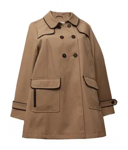 پالتو زنانه دی کی ان وای مدل 37H SAND