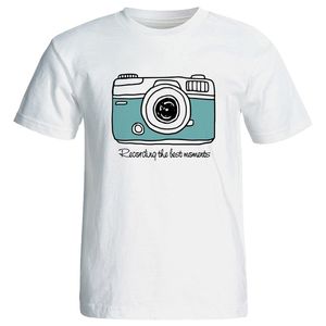 نقد و بررسی تی شرت آستین کوتاه زنانه طرح دوربین کد 4175 توسط خریداران