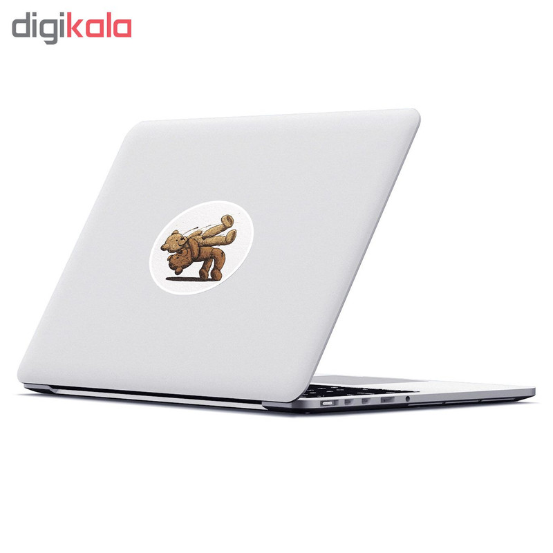 استیکر لپ تاپ ماسا دیزاین طرح خرس مدل STK818