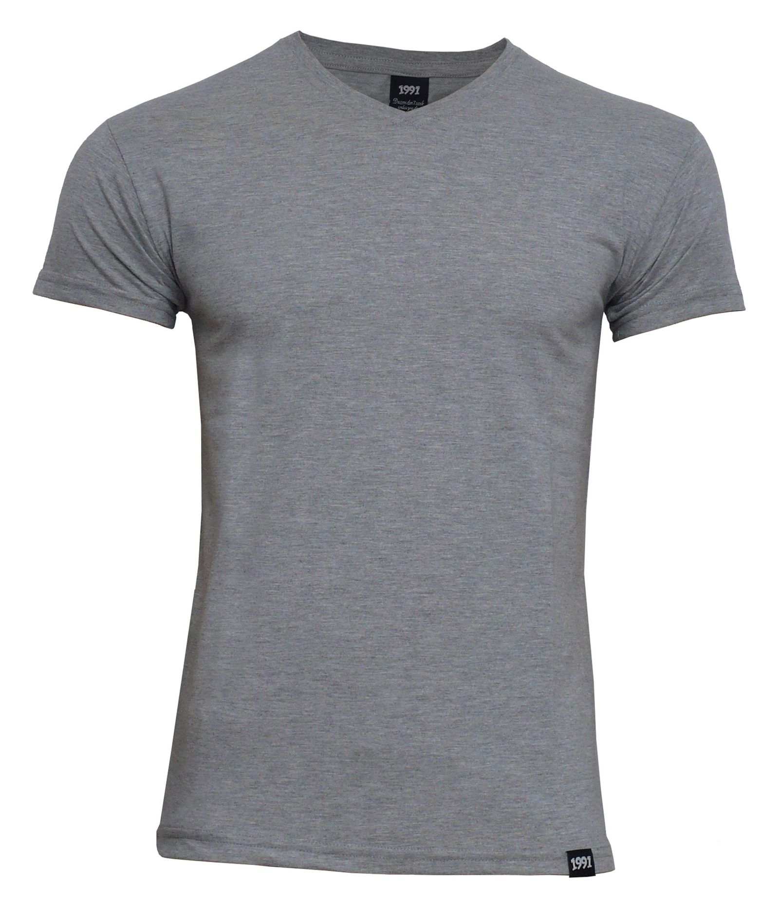 تی شرت مردانه 1991 اس دبلیو مدل V Gray -  - 1