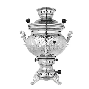 سماور گاز سوز پلور کد H80 ظرفیت 6 لیتر