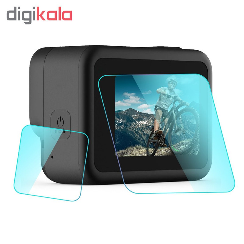 محافظ صفحه نمایش و لنز دوربین پلوز مدل PU422 مناسب برای دوربین ورزشی گوپرو Hero 8