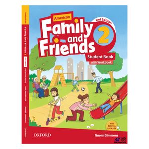 کتاب AMERICAN FAMILY AND FRIENDS 2 اثر NAOMI SIMMONS انتشارات رهنما