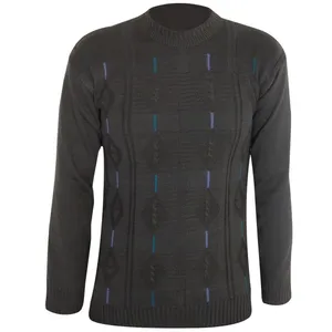 پلیور مردانه مدل Line Dark Green