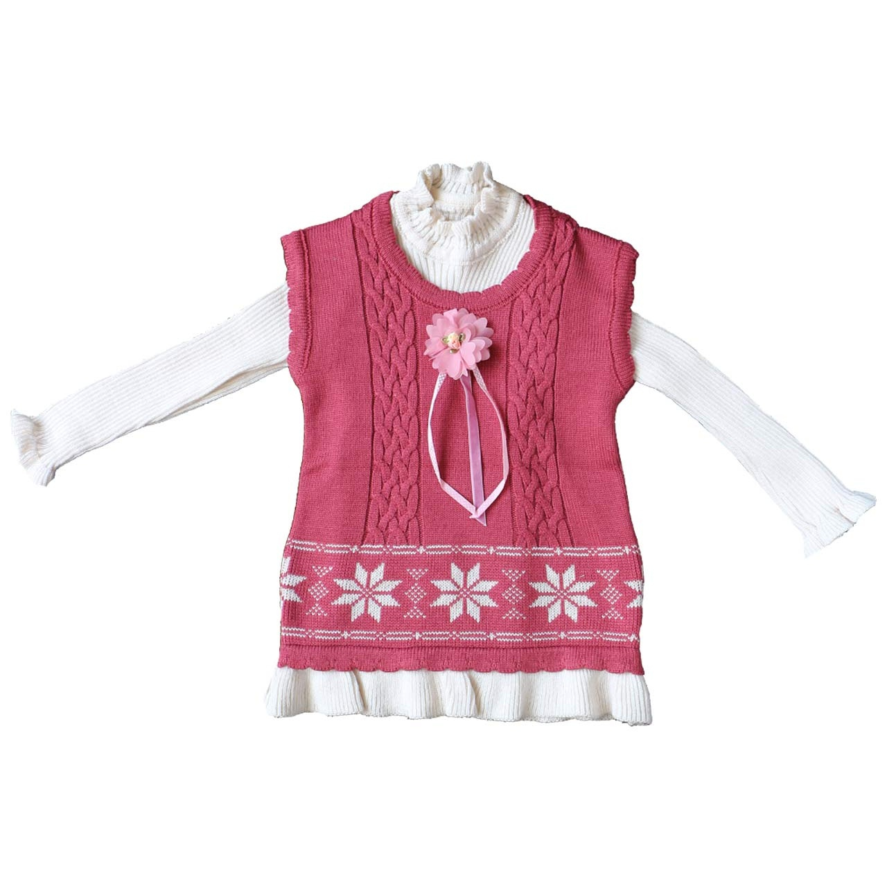 پیراهن دخترانه مدل Pink Flower