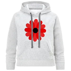 هودی دخترانه مدل Red Flower C37