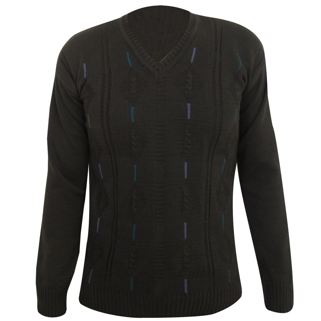 پلیور مردانه مدل Line One Dark Green