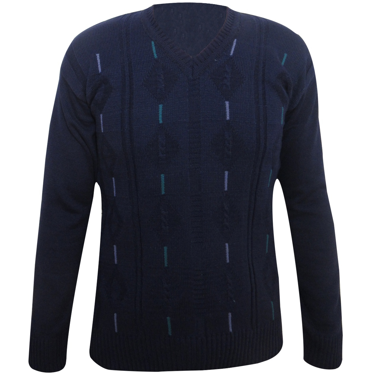 پلیور مردانه مدل Line One Dark Blue