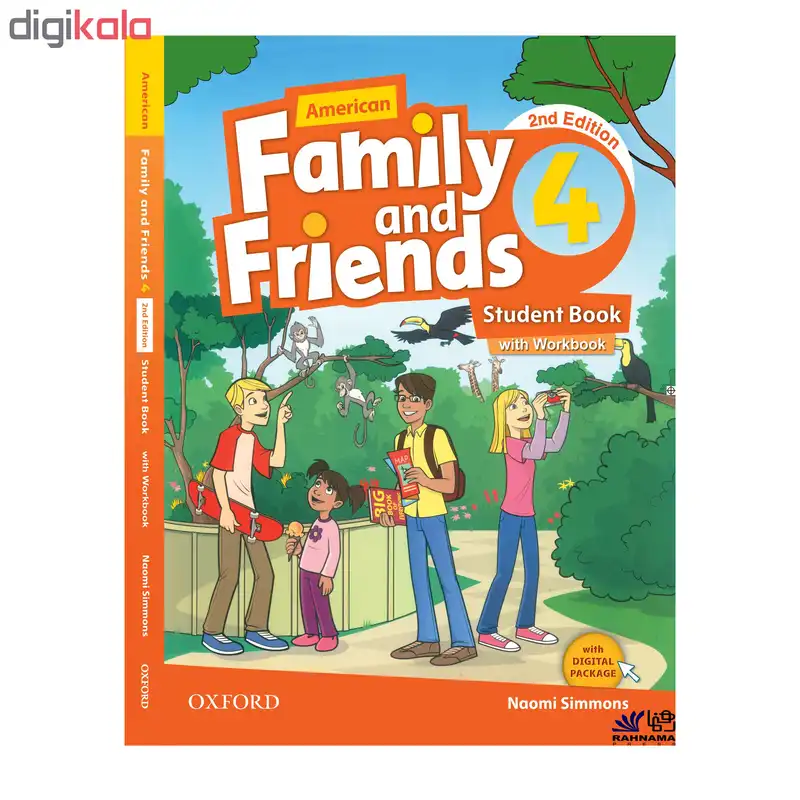 کتاب AMERICAN FAMILY AND FRIENDS 4 اثر NAOMI SIMMONS انتشارات رهنما