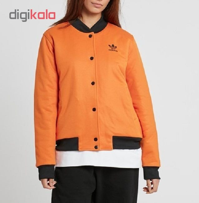 سویشرت ورزشی زنانه آدیداس مدل orange boomber کد CF1177