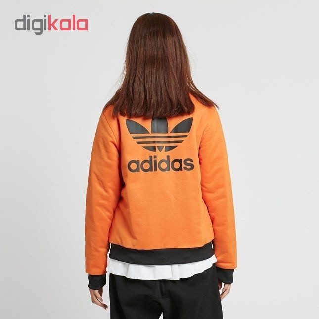 سویشرت ورزشی زنانه آدیداس مدل orange boomber کد CF1177