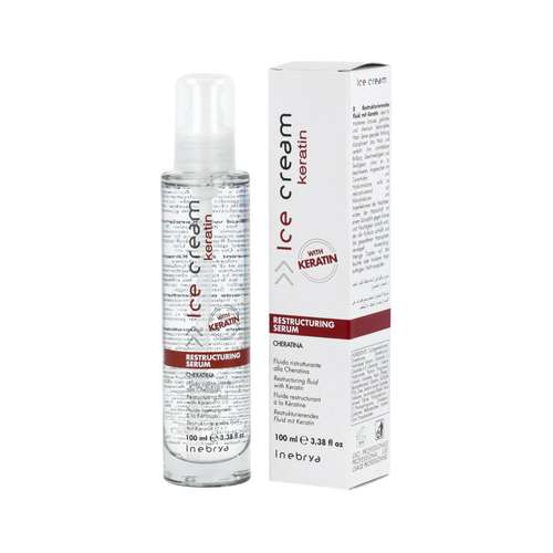 سرم مو آیس کریم مدل Keratin حجم 100 میلی لیتر
