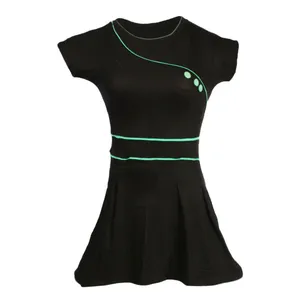 تونیک دامن دار زنانه طرح سه دکمه کد 255