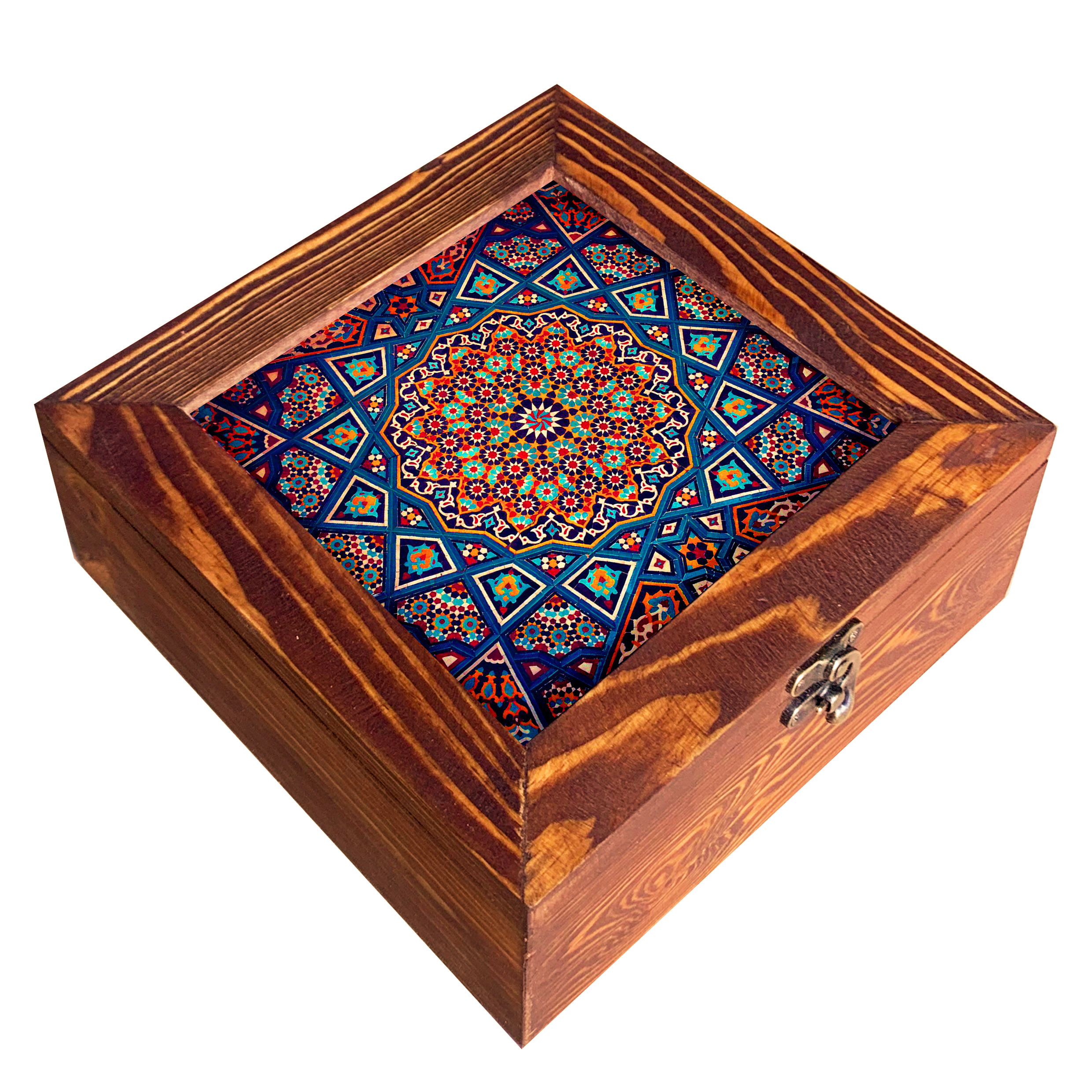 جعبه هدیه چوبی کد CG22