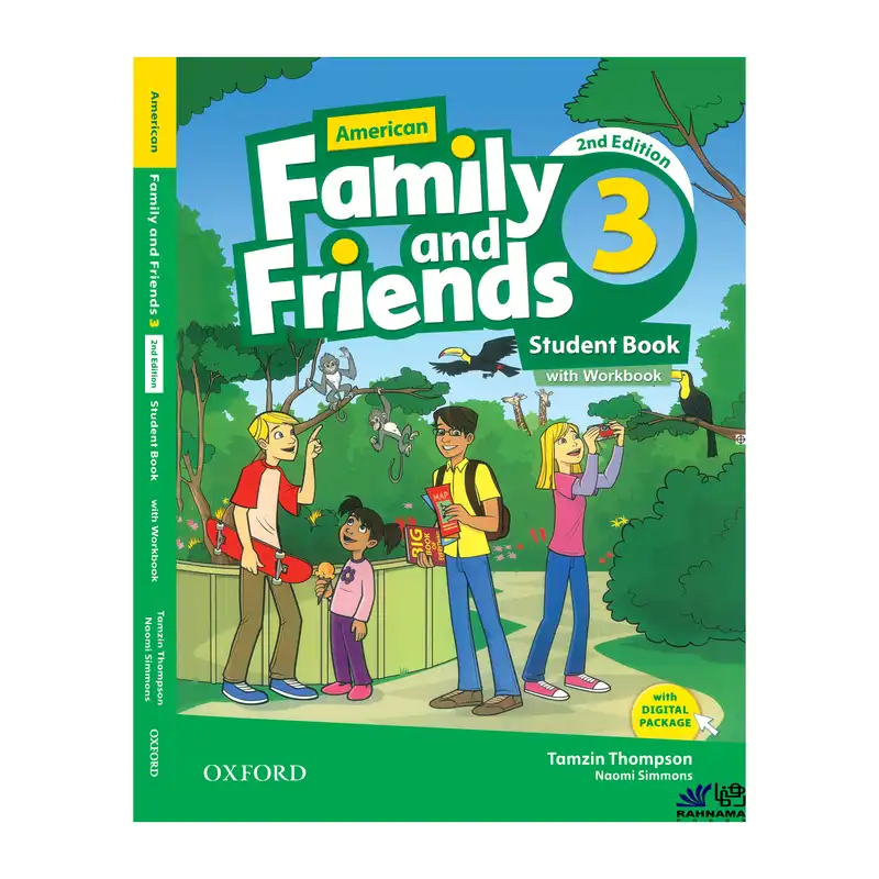 کتاب AMERICAN FAMILY AND FRIENDS 3 اثر TAMZIN THOMPSON AND NAOMI SIMMONS انتشارات رهنما