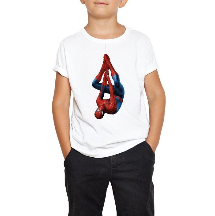 تی شرت بچگانه انارچاپ طرح اسپایدرمن مدل T09017 -  - 2
