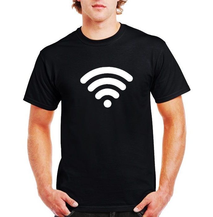 تی شرت طرح وای فای کد 001