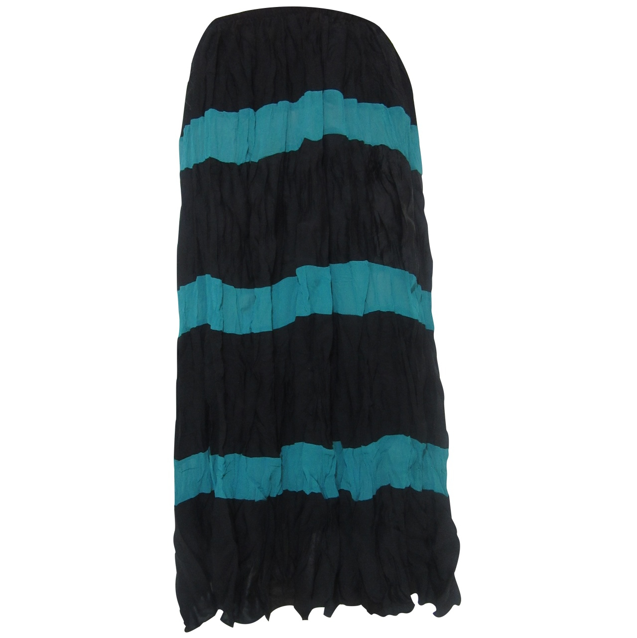 دامن زنانه مدل  frizzy-black green