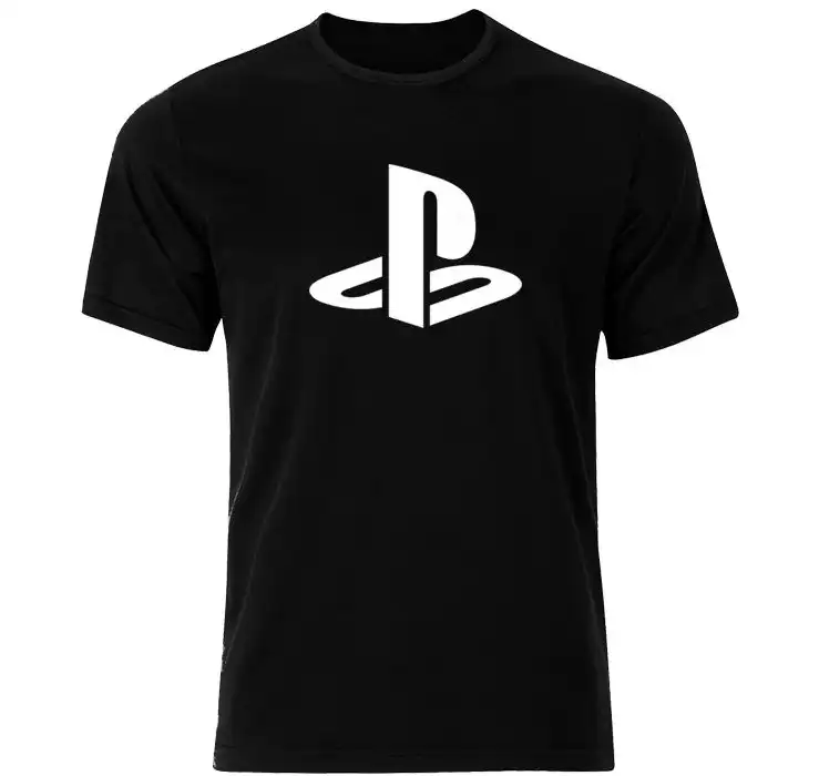 تی شرت مردانه فلوریزا طرح لوگو پلی استیشن کد 001 تیشرت