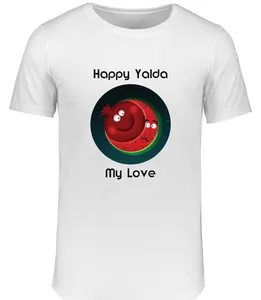 تی شرت زنانه طرح شب یلدا کد 15473