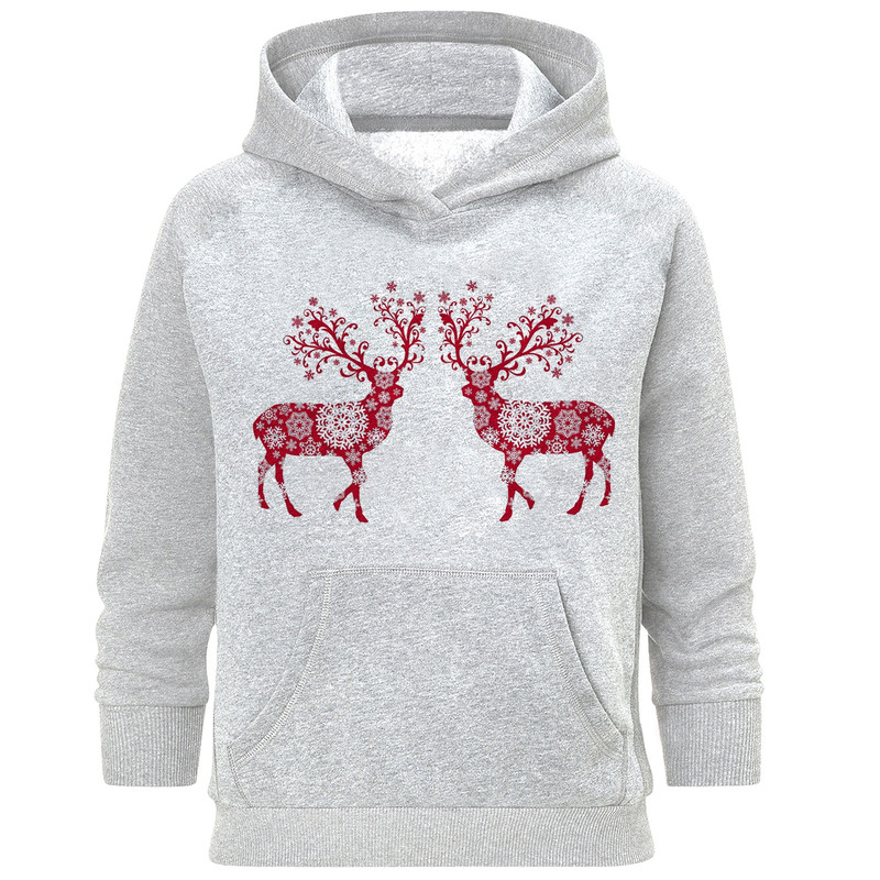 هودی زنانه طرح گوزن کریسمس کد S137