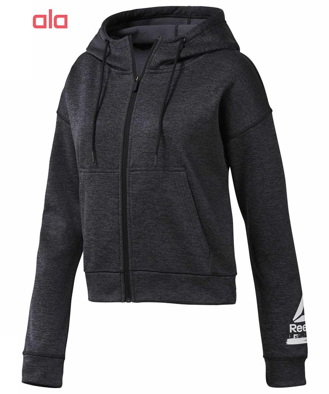هودی زنانه ریباک مدل READY THERMOWARM ZIPPER TOP - D95028