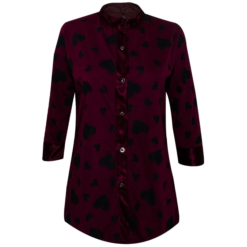 شومیز زنانه مدل Heart Purple