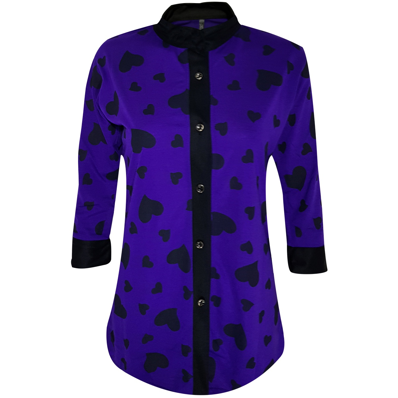 شومیز زنانه مدل Heart Violet