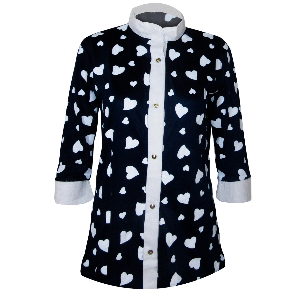 شومیز زنانه مدل Haert 01 Dark Blue