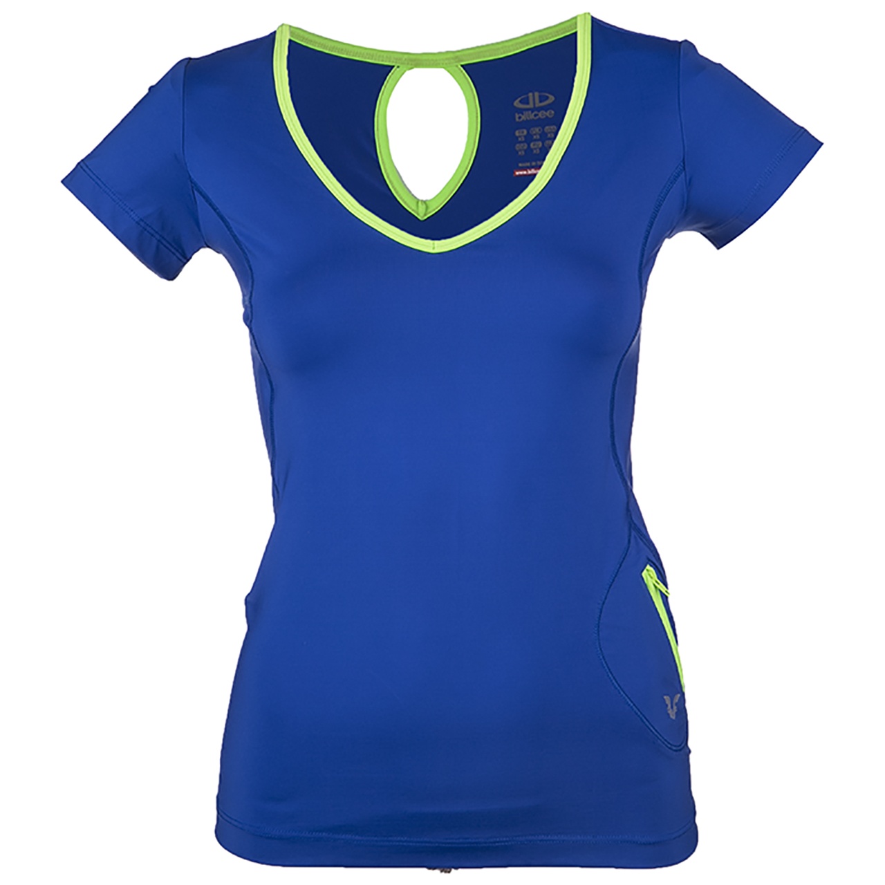 تی شرت ورزشی زنانه بیلسی مدل 15Y7227-OR-DARKBLUE