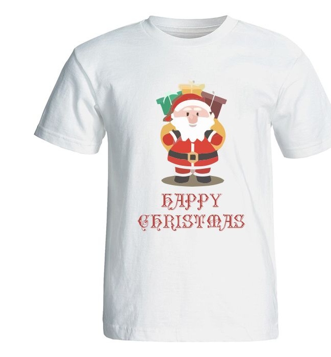 تی شرت زنانه طرح کریسمس 15514