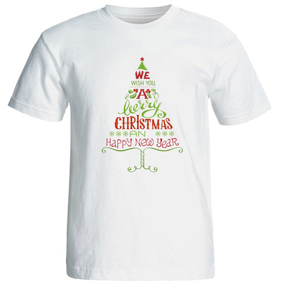 تی شرت آستین کوتاه مردانه طرح کریسمس کد 2109