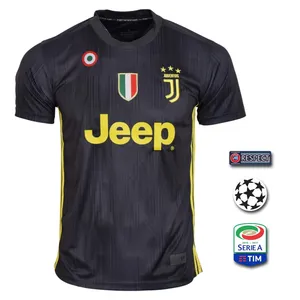 پیراهن ورزشی مردانه طرح یوونتوس مدل 3rd18/19 به همراه تگ