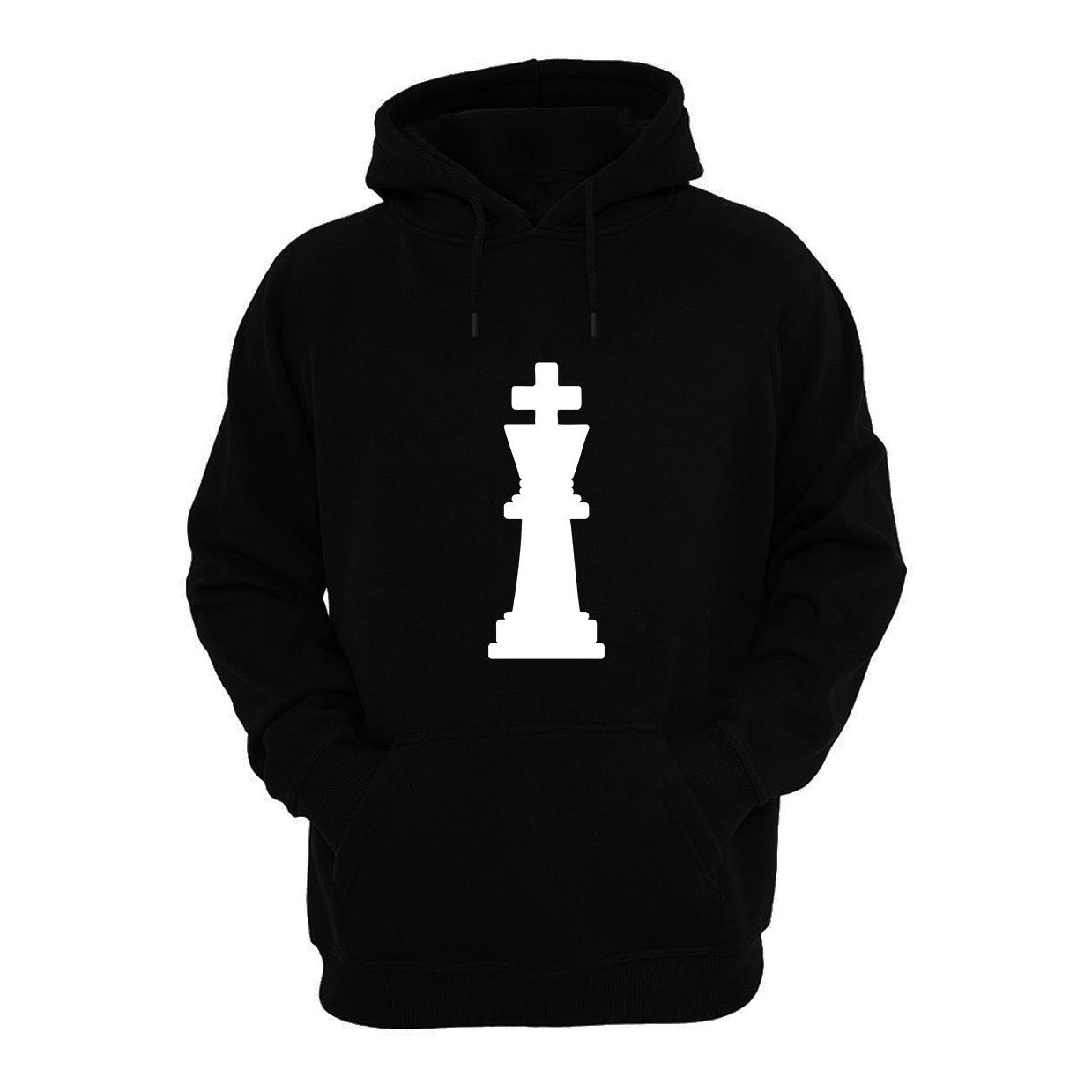 هودی مردانه طرح شاه شطرنج کد BW17124