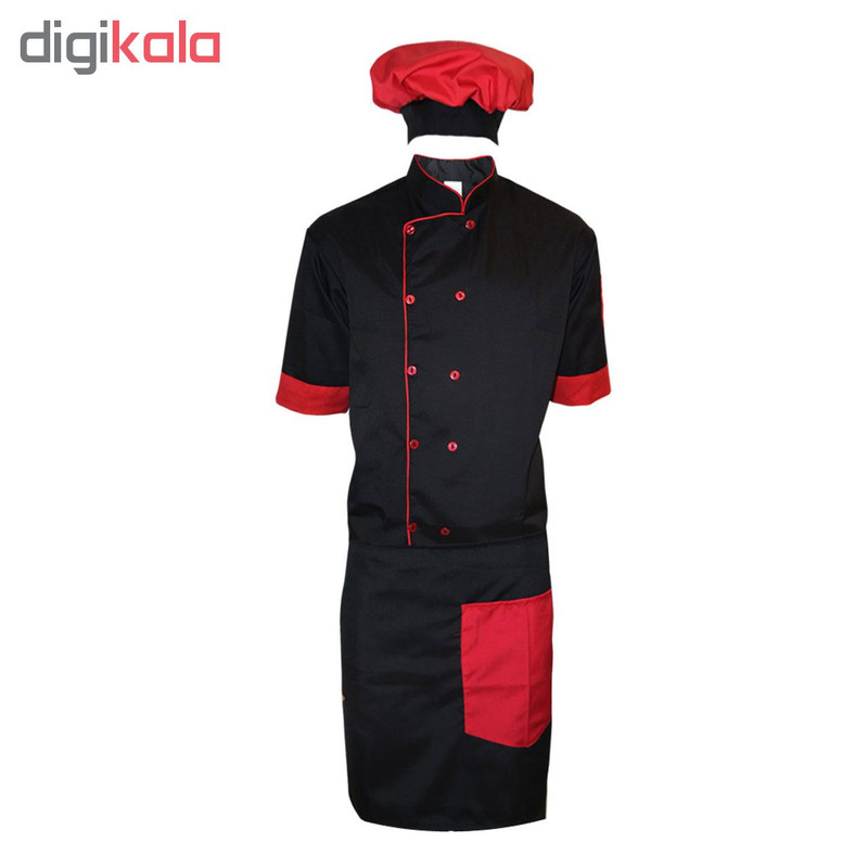 لباس کار مدل SET CHEF2 رنگ مشکی
