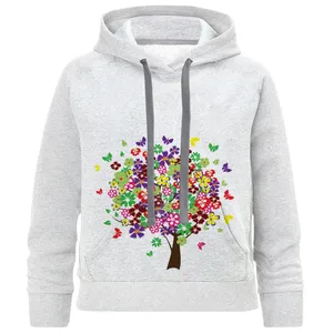 هودی دخترانه طرح FolorFull tree  کد C81