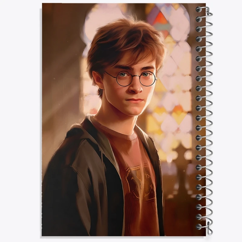 دفتر شطرنجی 50 برگ خندالو مدل هری پاتر (Harry Potter) کد F851