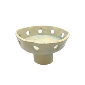 شیرینی خوری سرامیکی طرح پایه دار