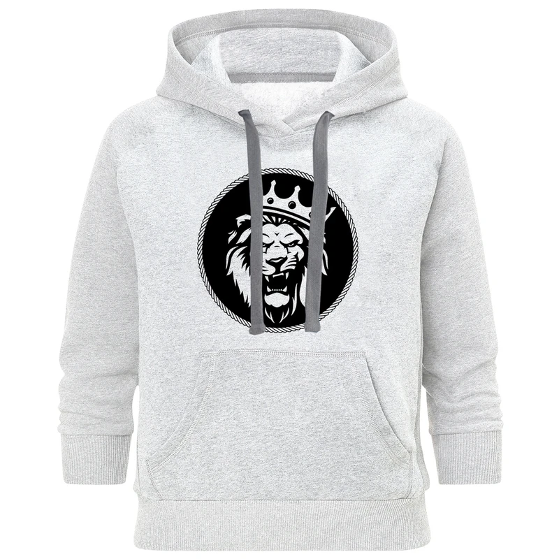 هودی مردانه طرح Black Lion کد C70