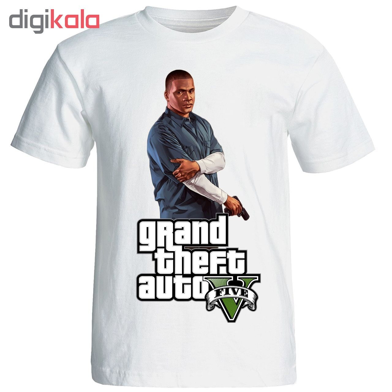 تیشرت مردانه طرح gta 15593